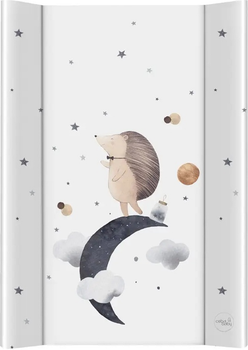 Mata do przewijania Ceba Baby Basic miękka profilowana Hedgehog the Dreamer 50 x 70 cm (5907672346441)