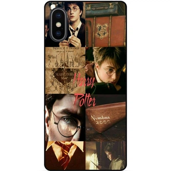 Силиконовый бампер чехол Candy для Iphone XS с рисунком Гарри Поттер Harry Potter