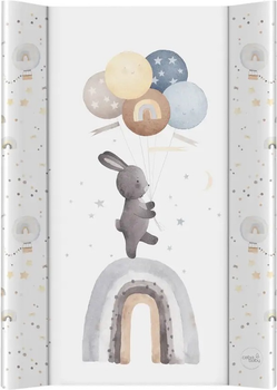 Mata do przewijania Ceba Baby Basic twarda Rainbow Walk 50 x 70 cm (5907672346403)