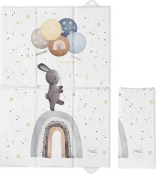 Mata do przewijania skladana Ceba Baby Basic Rainbow Walk 40 x 60 cm (5907672346632)
