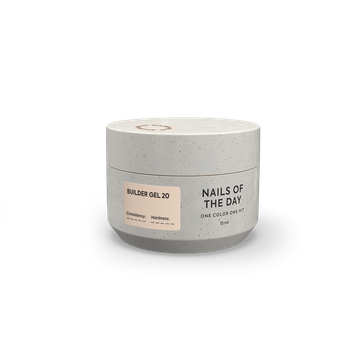 Гель строительный Nails Of The Day Builder Gel №20 песочный нюд, 15 мл