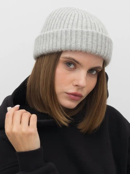 Шапка Malisa Мідл 15-1816-LT-150 One Size Світло-сіра