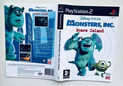 Обложка для игры SIE Disney/Pixar Monsters Scare Island - PS2, Б/У