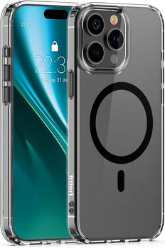 Etui plecki Etteri Color Mag do Apple iPhone 13 6.1 Black (GSM190907)