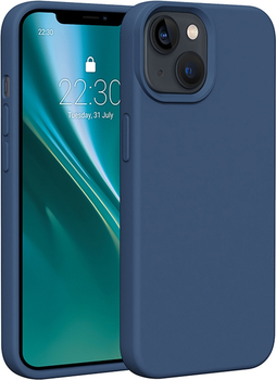 Панель Etteri Silicone Case do Apple iPhone 14 6.1 Dark blue (GSM183467)