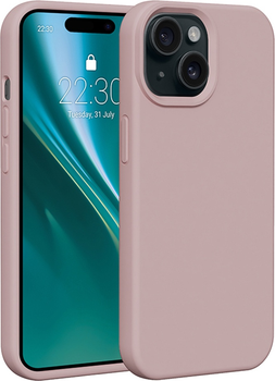 Панель Etteri Silicone Case do Apple iPhone 15 6.1 Light pink (GSM183544)