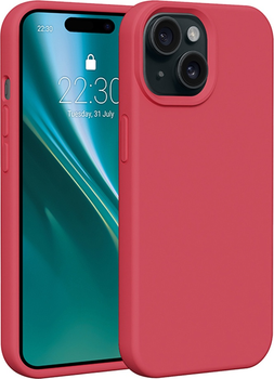 Панель Etteri Silicone Case do Apple iPhone 15 6.1 Raspberry (GSM183570)