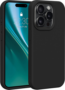 Панель Etteri Silicone Case do Apple iPhone 15 Pro 6.1 Black (GSM183439)