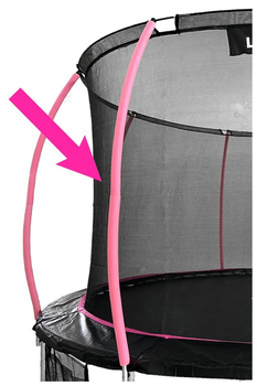Siatka wewnętrzna LEAN Toys Sport do trampoliny serii Max 183 cm 6ft Black (5904665994016)