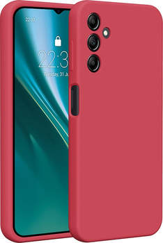 Панель Etteri Silicone Case do Samsung Galaxy A14 Raspberry (GSM183567)