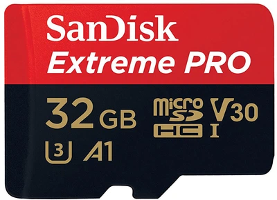 メモリー様㉜ Карта памяти SANDISK Extreme Pro microSDHC 32GB UHS-I U3 + SD