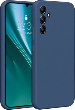 Etui plecki Etteri Silicone Case do Samsung Galaxy A34 5G Dark blue (GSM183460)