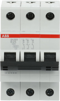 Автоматичний вимикач ABB SH203-B25 (2CDS213001R0255)