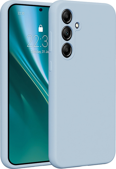 Etui plecki Etteri Silicone Case do Samsung Galaxy A35 5G Light blue (GSM183511)