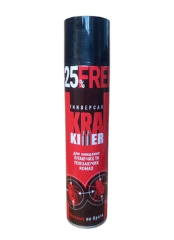 Аэрозоль KRA Killer от ползающих и летающих насекомых 405 мл