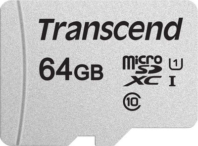 Карта памяти Transcend 300S microSDXC 64GB UHS-I U1 (TS64GUSD300S)