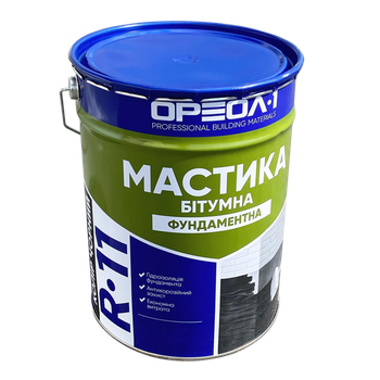 Мастика бітумна Ореол-1 Фундаментна R-11 12 кг