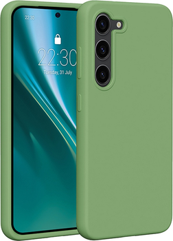 Панель Etteri Silicone Case do Samsung Galaxy S23 Light green (GSM183480)