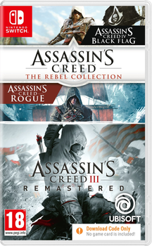 Гра Nintendo Switch Assassin's Creed Compilation (Rebel Collection + AC3 Remastered) (Електронний ключ) (3307216307297)