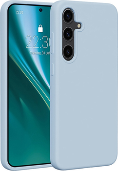 Панель Etteri Silicone Case do Samsung Galaxy S25 Light blue (GSM190284)