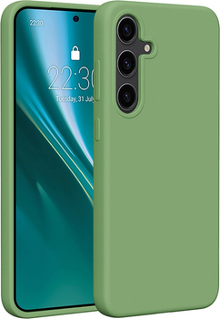 Etui plecki Etteri Silicone Case do Samsung Galaxy S25 Ultra Light green (GSM190265)
