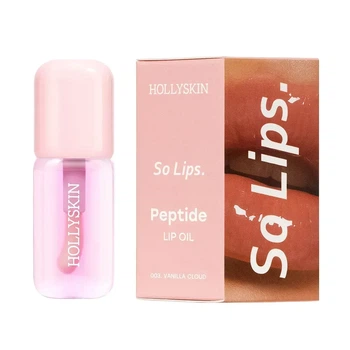 Олійка для губ зволожувальна Hollyskin So Lips Peptide Lip Oil 003 Vanila Cloud 4 мл