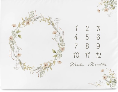 Фотокилимок Ceba Baby Basic 92 x 72 см Summer Flowers (5907672342887)