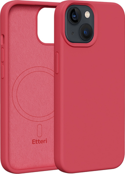 Панель Etteri Silicone Mag do Apple iPhone 14 6.1 Raspberry (GSM186000)