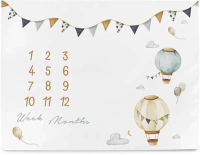 Фотокилимок Ceba Baby Basic 92 x 72 см Balloons (5907672342870)