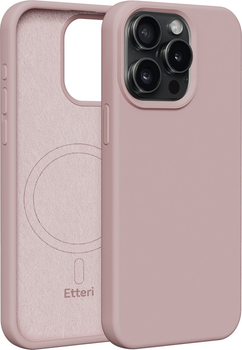 Панель Etteri Silicone Mag do Apple iPhone 15 Pro Max 6.7 Light pink (GSM185993)