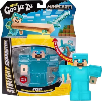 Figurka rozciągliwa GooJitZu Minecraft Steve (124560) (630996427668)