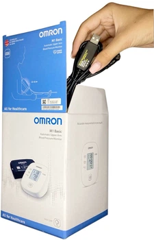 Тонометр Omron M1 Basic HEM-7121J-LAF + адаптер в подарок