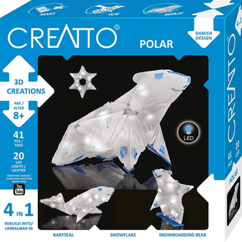 Zestaw kreatywny - puzzle Kosmos Creatto Polar (R3462) (5700002003546)