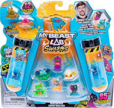 Zestaw do zabawy MrBeast Lab Laboratorium w probówce Atomic Swarms 12 (630996247525)