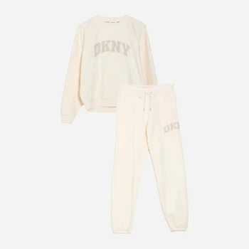 Спортивний костюм на флісі жіночий Donna Karan NY (DKNY) 454015815 S Молочний (1159841657)
