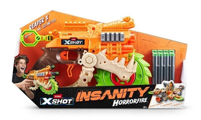 Blaster XSHOT Insanity Horrorfire Reaper-x z 8 miękkimi kulami 36730 (4894680033368)