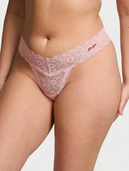 Трусики танга жіночі Victoria's Secret 26986854 S Рожеві (7114439124643)