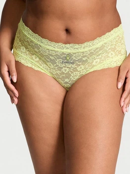 Трусики бразиліана жіночі Victoria's Secret 26937600 XL Жовті (7114439124837)
