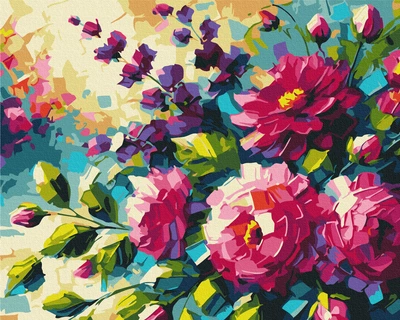 Картина по номерам Цветы лета © Oleg Loburak 40x50 BS54159
