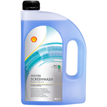 Омыватель стекол Shell Winter Screenwash 4л, готовый к использованию, зимний