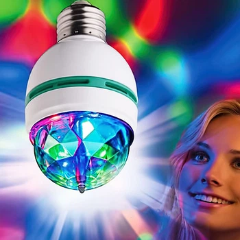 Светодиодная вращающаяся лампа LED Mini Party Light Lamp