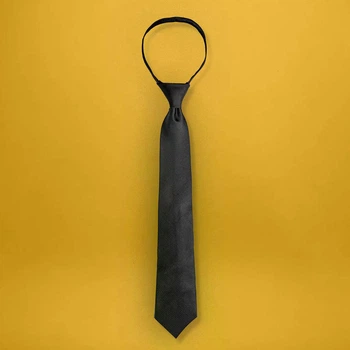 Краватка Zipper Regular Skinny Чорна