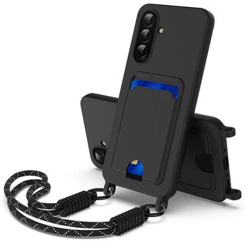 Защитный чехол Reframe Silicone Holder для Samsung Galaxy A57 (A576) - Black