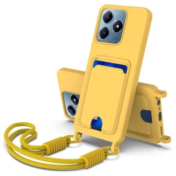 Захисний чохол Reframe Silicone Holder для Realme C63 / C61 / Note 60x / Note 60 - Yellow