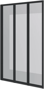 Шторка для ванни Koller Pool Style 1000х1500 мм Left Black Matt/Clear (1625181803)