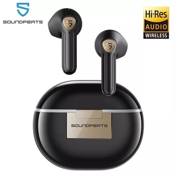Наушники SoundPeats Air3 Deluxe HS black беспроводные Bluetooth TWS вкладыши черные матовые LDAC