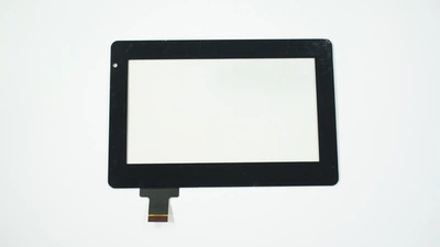 Тачскрін (сенсорне скло) для HOTATOUCH C116184B1-DRFPC068T V1.0 7 ОТВЕРСТИЕ ПОД ВЕБ-КАМЕРУ В УГЛУ розмір 184x122 мм чорний