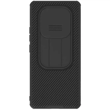 Карбована накладка Nillkin Pro зі шторкою для камери на Xiaomi Redmi Note 14 Pro+ 5G (Black) (223993)