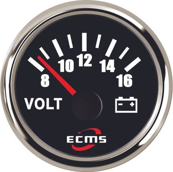 Вольтметр Ecms (черный)