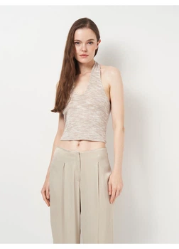 Топ-блузка H&M M Сірий 1068194_01